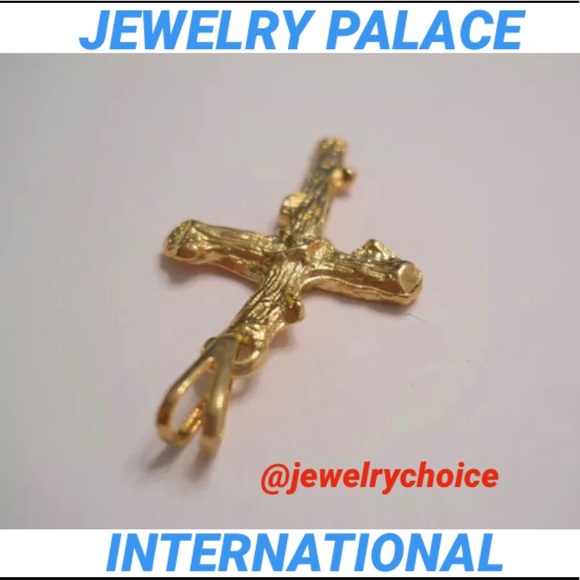 🆕14K Gold Filled Beautiful Bamboo Cross. - Picture 9 of 10